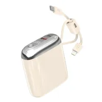 Blisbond R60Q 20000mAh Digital Display Power Bank with Lightning & Type-C Cable